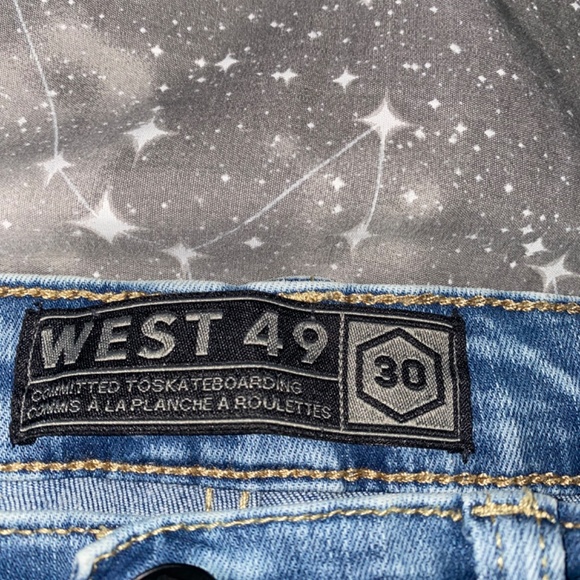 West49 Blue Slim Cut Jeans - Picture 3 of 3